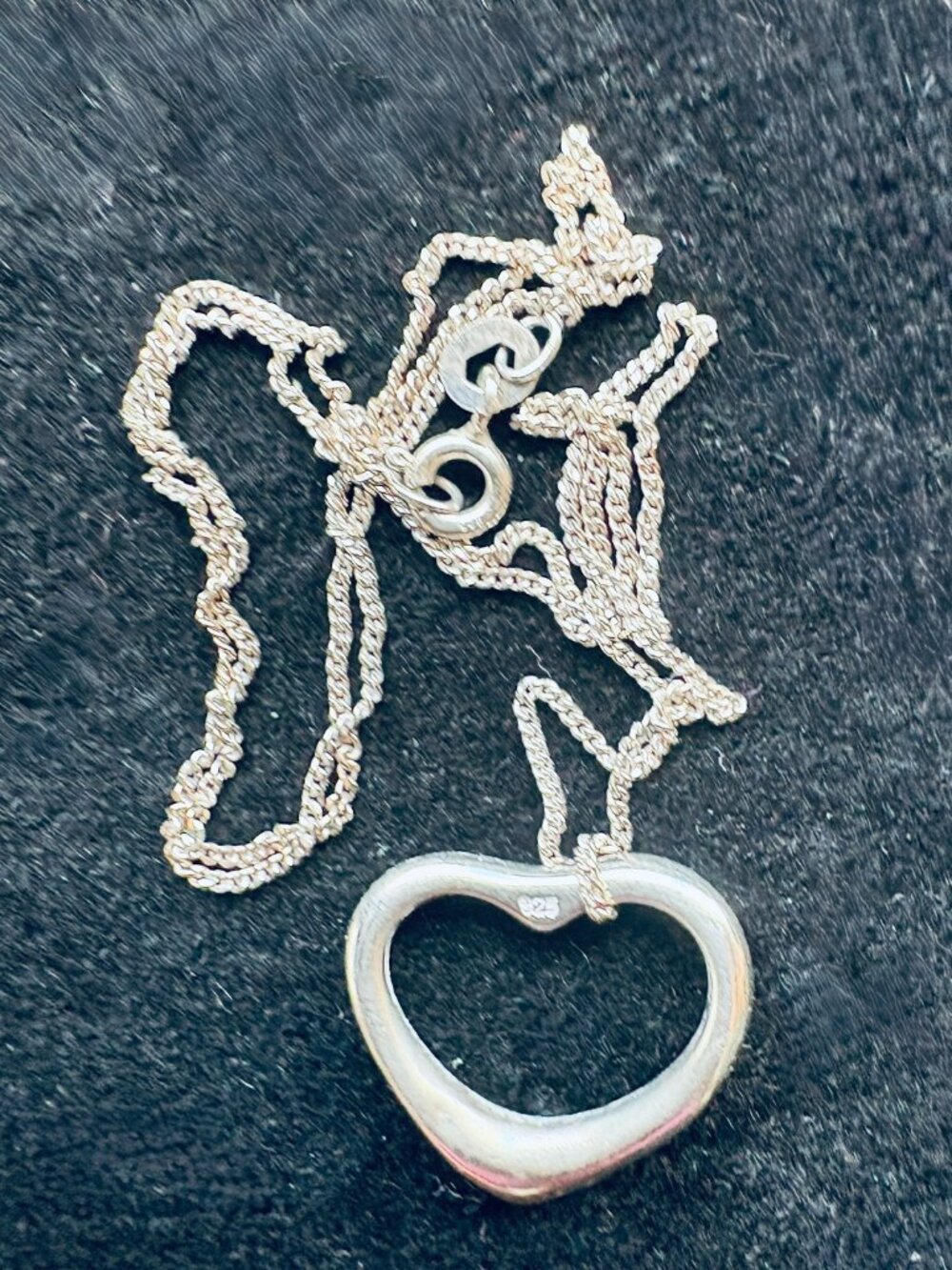 Silver 925 Necklace with Heart